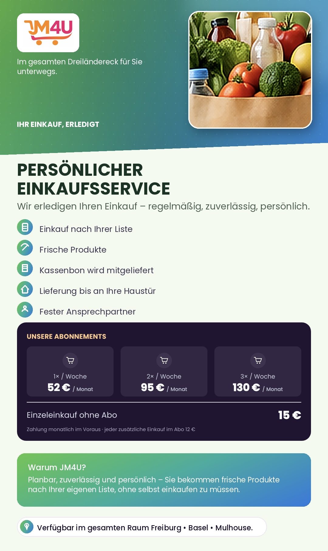Flyer Einkaufsservice